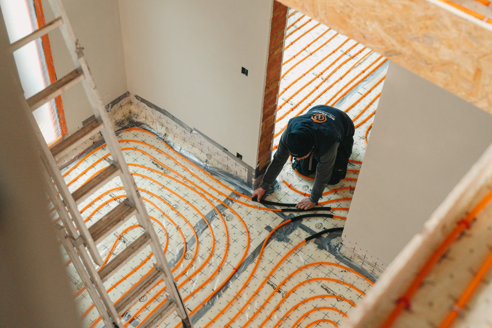 Vloerverwarming leggen